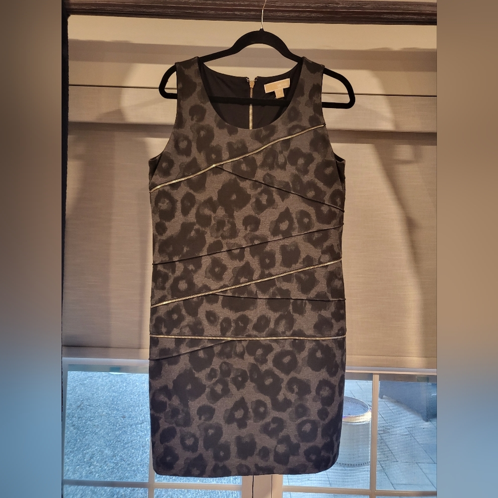 Michael Kors Leopard Dress Sz 10